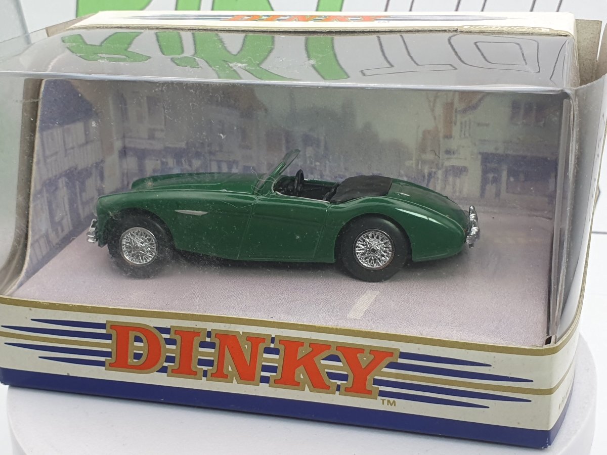 Austin Healey 100 MK2 Dinky 1/43 Verde 1956 - RikiToys - Dinky