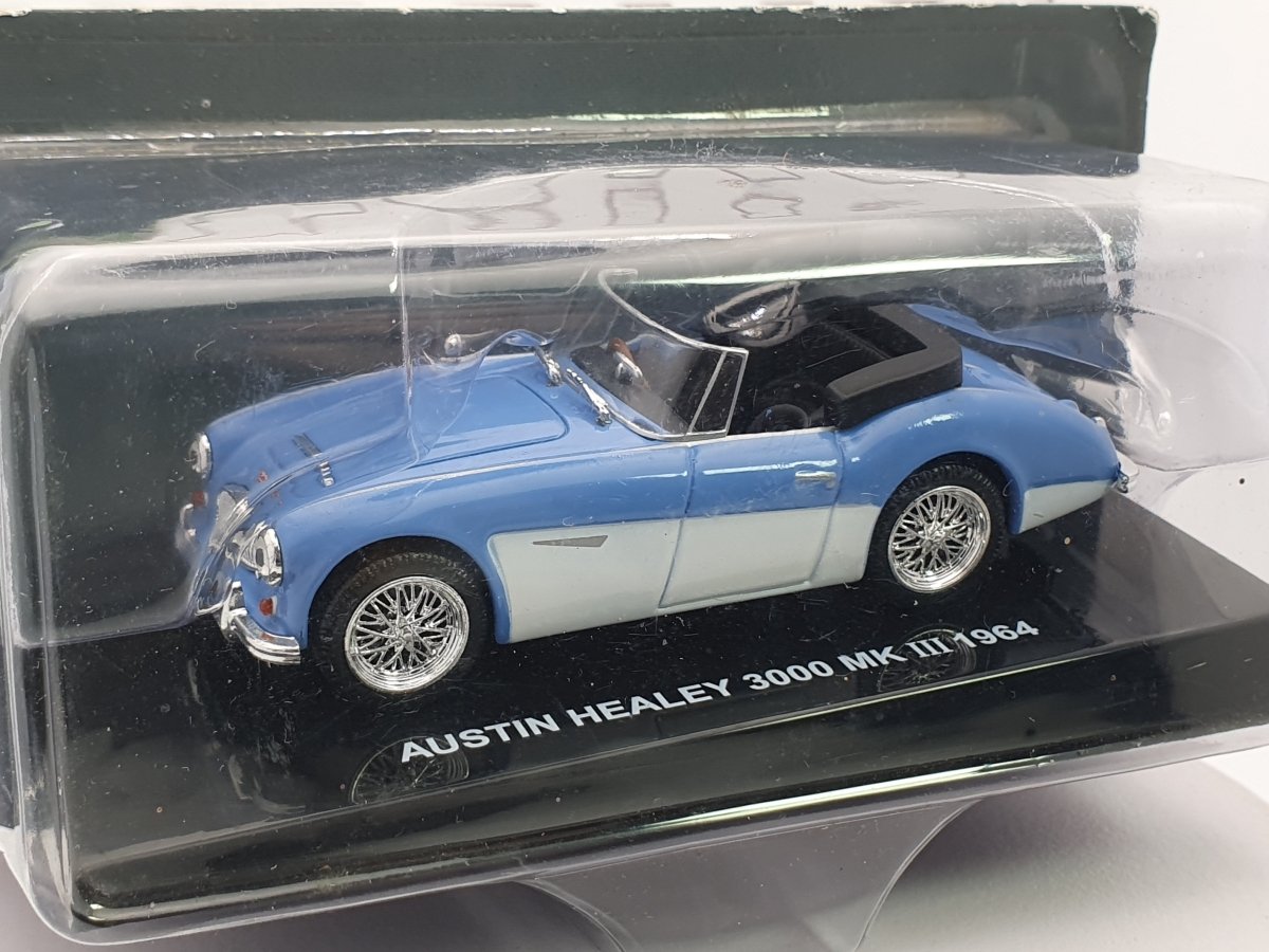 Austin Healey 3000 MK III Edicola 1/43 Azzurro 1964 - RikiToys - Edicola