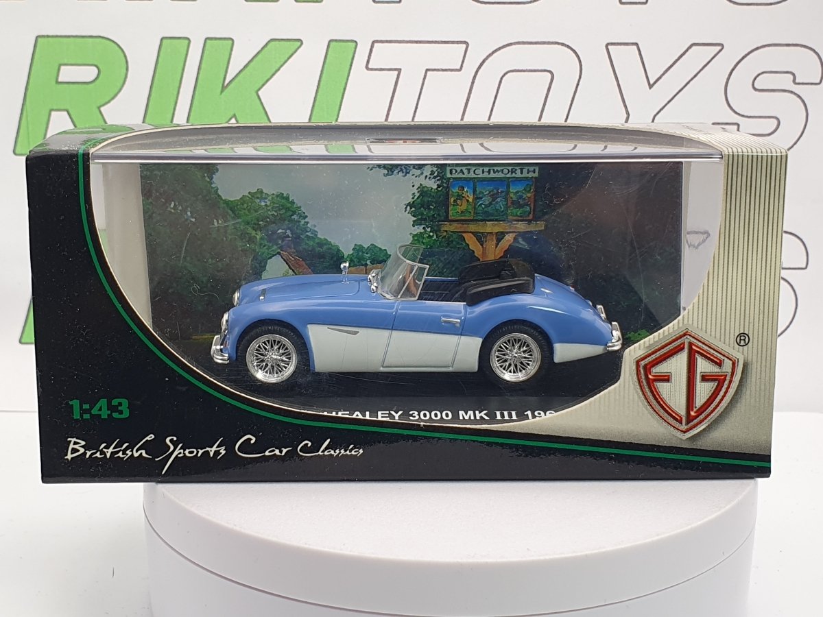 Austin Healey 3000 MK III Edison 1/43 Azzurro - RikiToys - Edison#