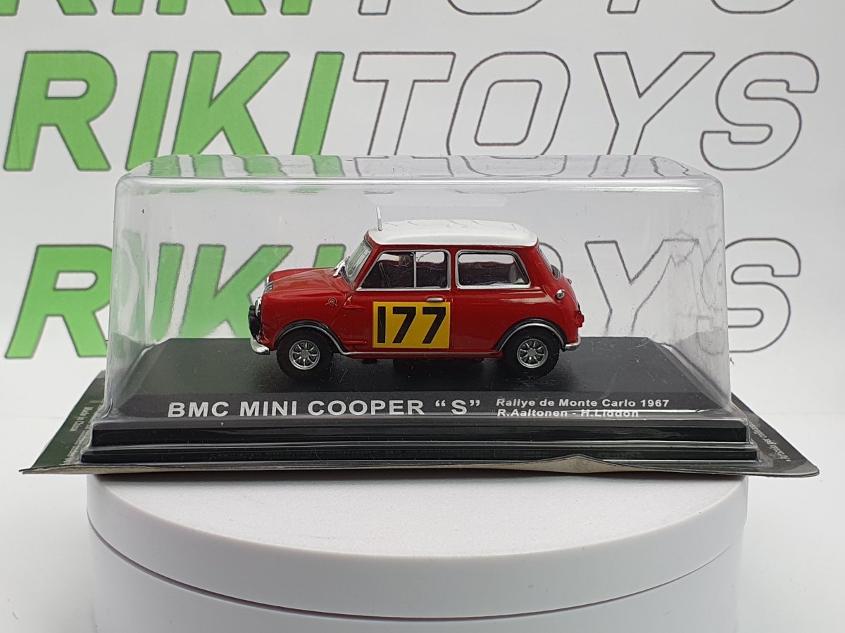 BMC Mini Cooper S Edicola 1/43 Rosso 1967 - RikiToys - Edicola