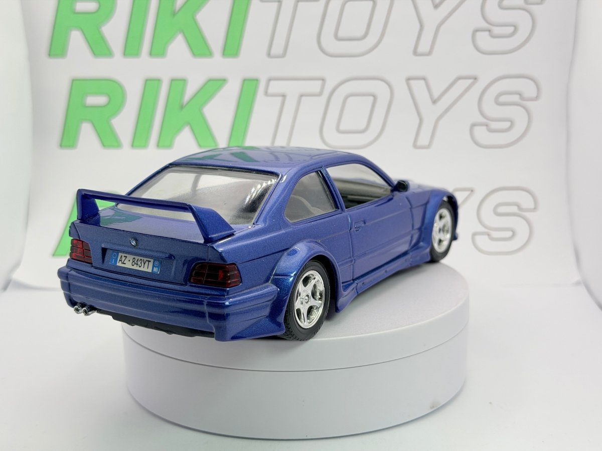 BMW M3 Cup E 36 Burago 1/24 Blu metallizzato - RikiToys - Burago
