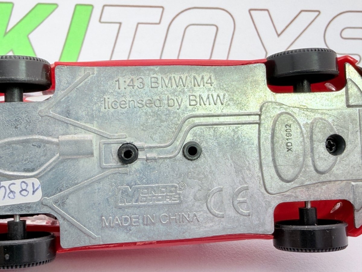 BMW M4 Coupé Mondo Motors 1/43 Rosso - RikiToys - Mondo Moteors