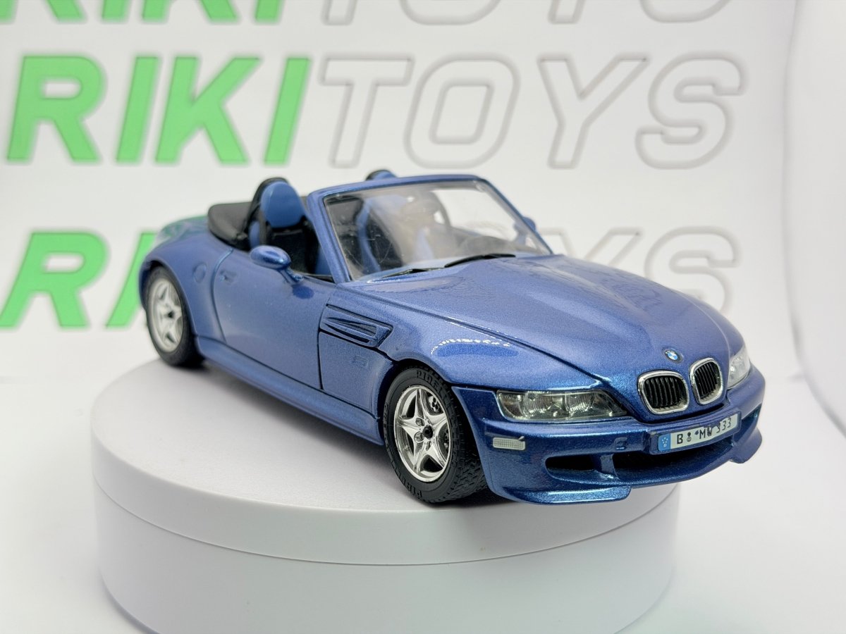 BMW Z 3 M Burago 1/24 Blu metallizzato - RikiToys - Burago