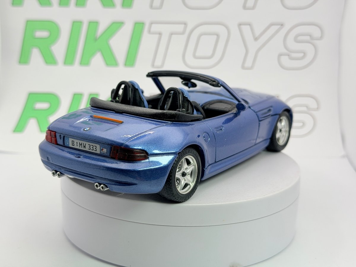 BMW Z 3 M Burago 1/24 Blu metallizzato - RikiToys - Burago