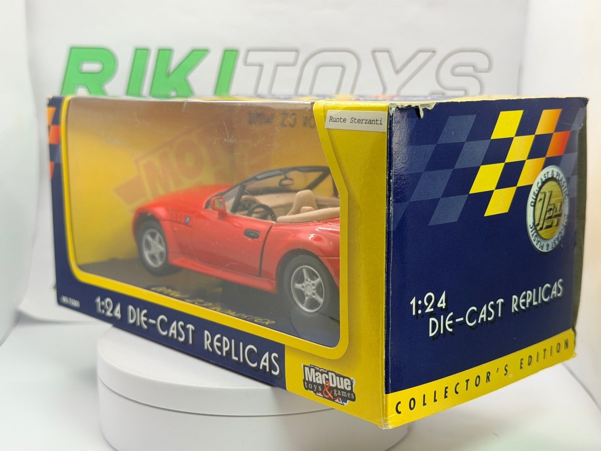 BMW Z3 Cabrio Motor Max 1/24 Rosso 1995 - RikiToys - Motor Max
