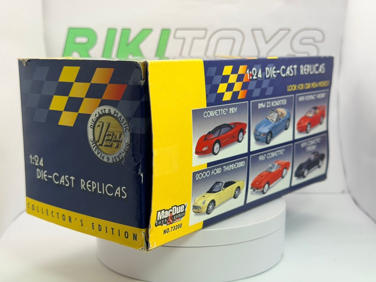 BMW Z3 Cabrio Motor Max 1/24 Rosso 1995 - RikiToys - Motor Max
