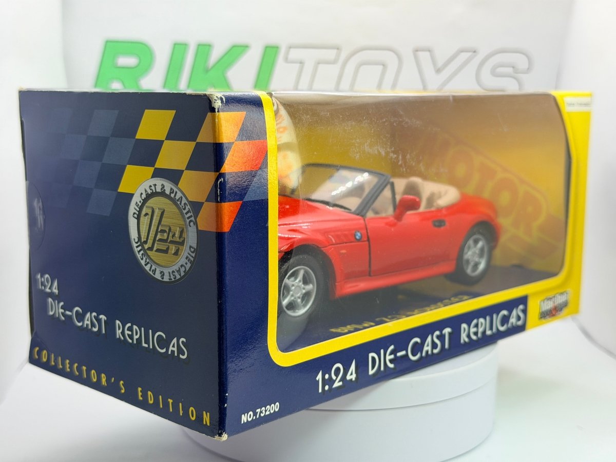 BMW Z3 Cabrio Motor Max 1/24 Rosso 1995 - RikiToys - Motor Max