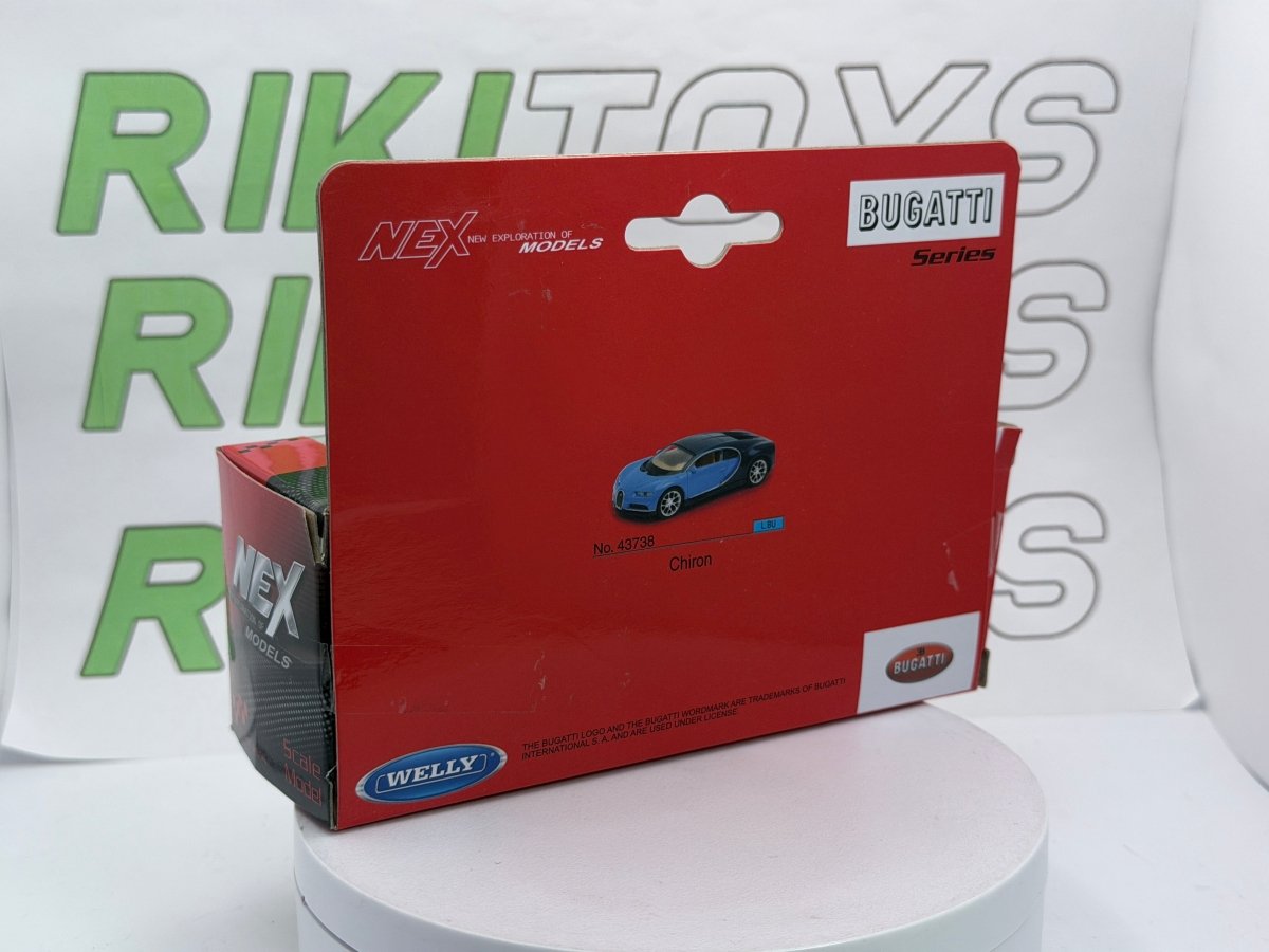 Bugatti Chiron Welly 1/38 Oro - RikiToys - Welly