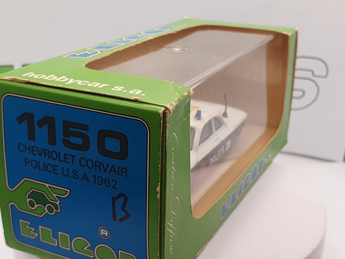 Chevrolet Corvair Police (1962) Eligor 1/43 Nero - RikiToys - Eligor#
