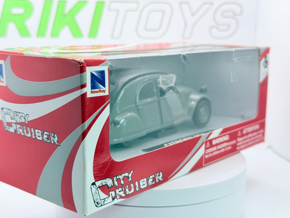 Citroen 2 CV New Ray 1/32 Grigio - RikiToys - New Ray