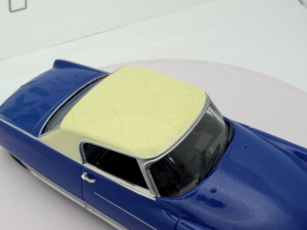 Citroen DS Coupè Le Dandy Norev 1/43 Blu metallizzato 1967 - RikiToys - Norev