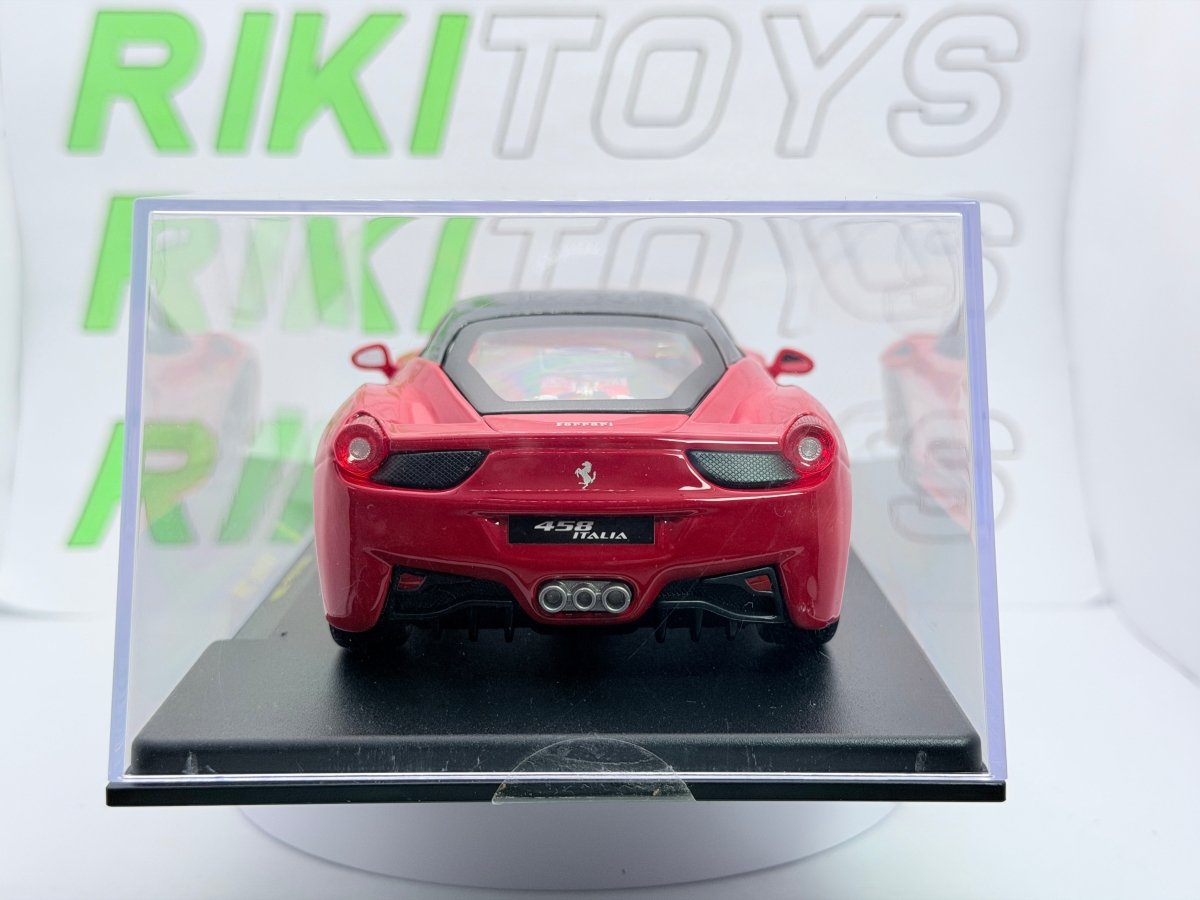 Ferrari 458 Italia Burago 1/24 Rosso 2009 - RikiToys - Burago