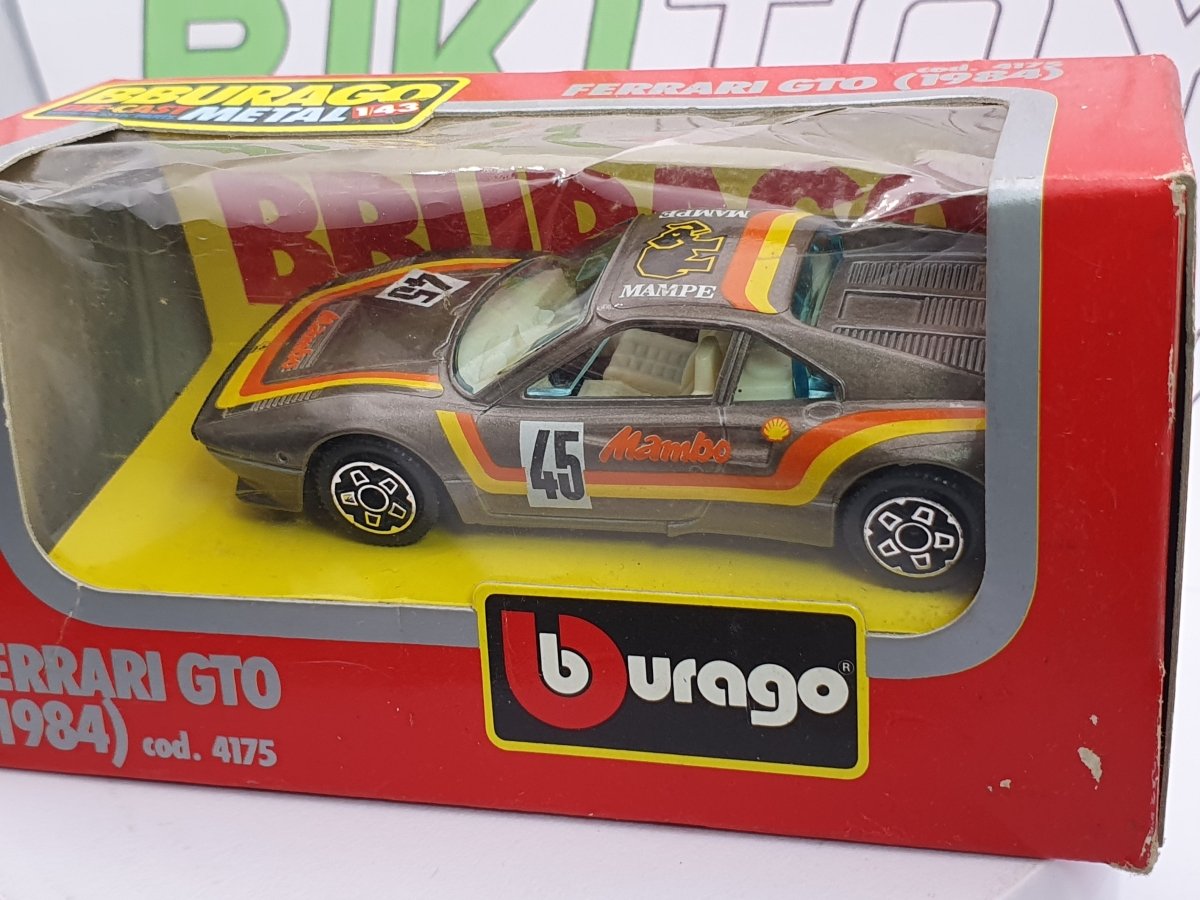 Ferrari GTO Burago 1/43 Grigio met. 1984 - RikiToys - Burago