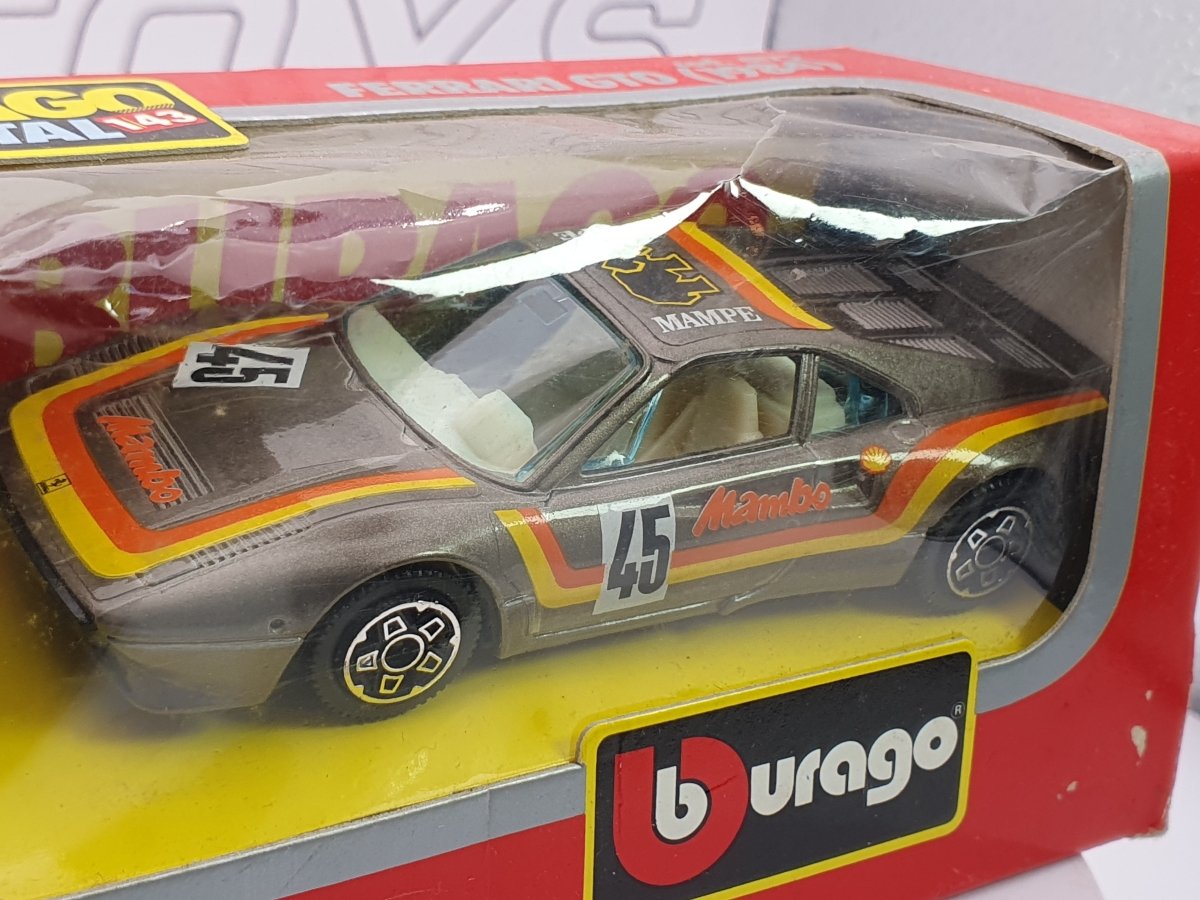 Ferrari GTO Burago 1/43 Grigio met. 1984 - RikiToys - Burago