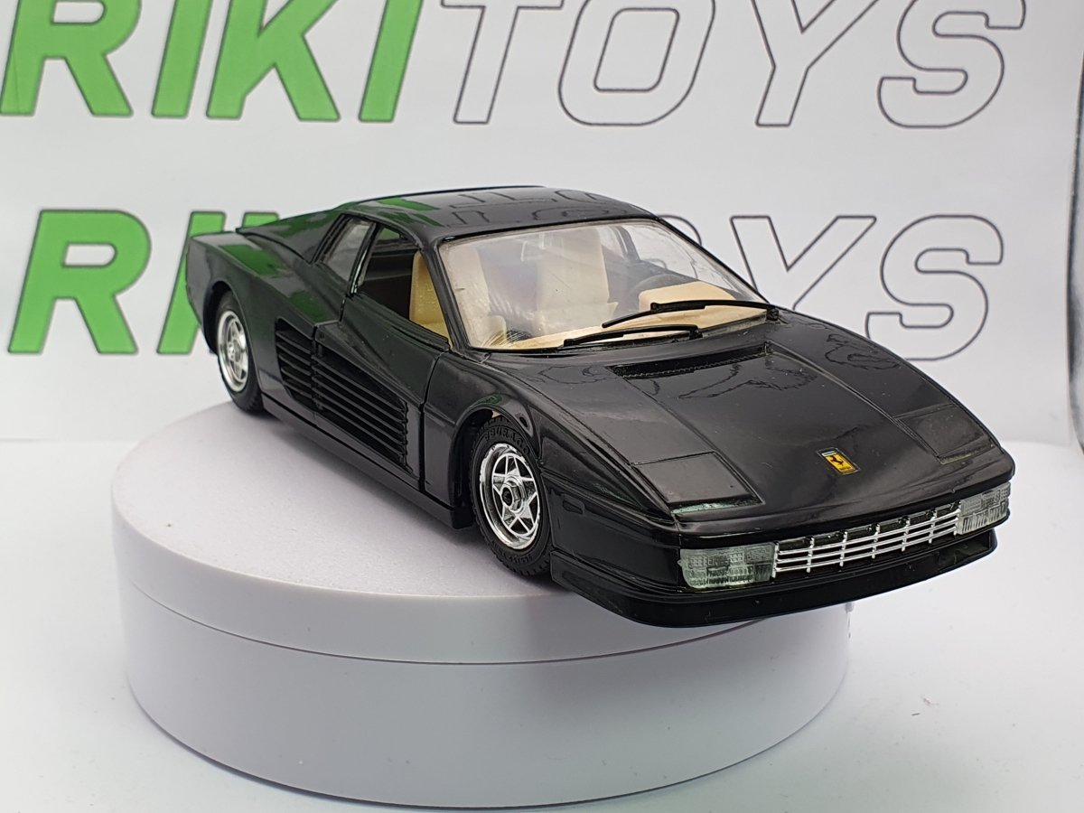 Ferrari Testarossa Burago 1/24 Nero - RikiToys - Burago#