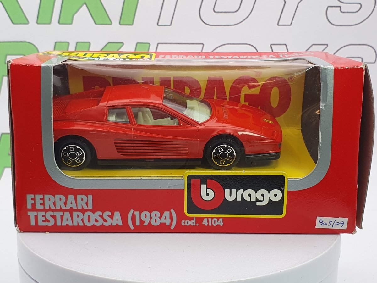 Ferrari Testarossa Burago 1/43 Rosso 1984 - RikiToys - Burago