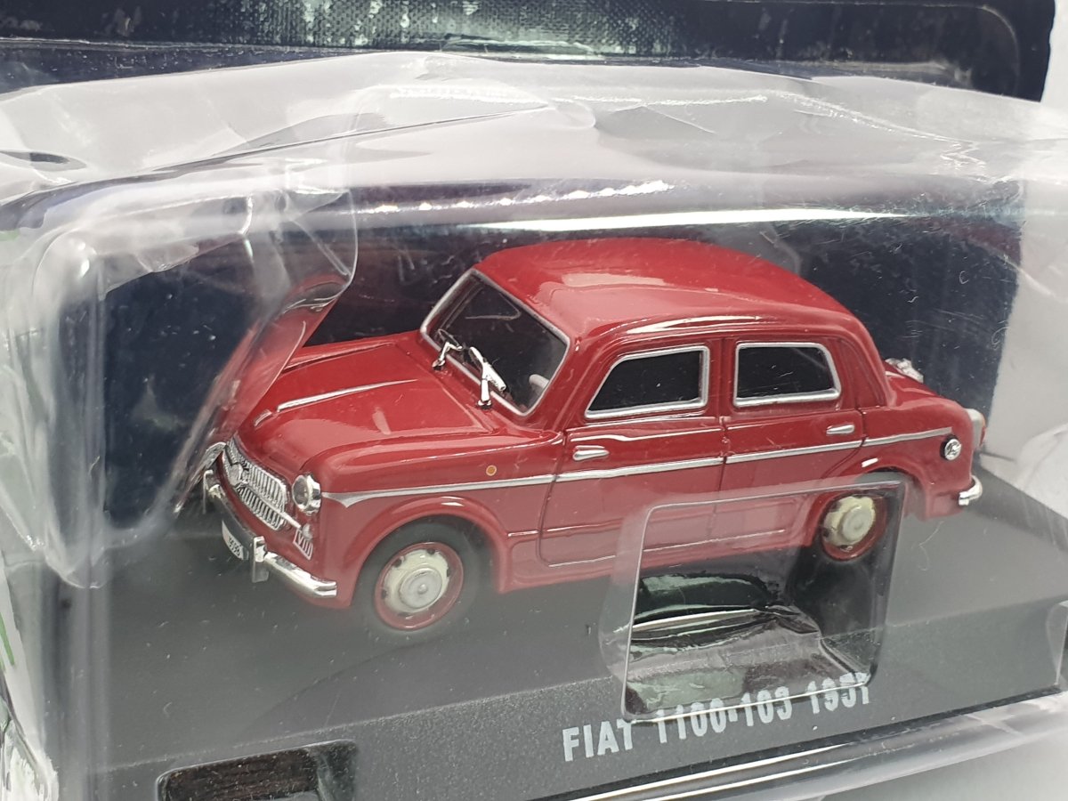 Fiat 1100 103 E Edicola 1/43 Bordeaux 1957 - RikiToys - Edicola