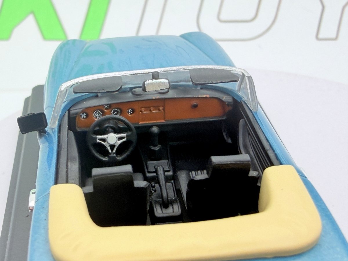 Fiat 124 Spider America Norev 1/43 Azzurro metallizzato - RikiToys - Norev#