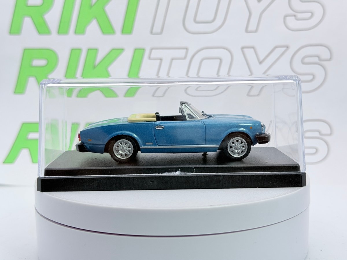 Fiat 124 Spider America Norev 1/43 Azzurro metallizzato - RikiToys - Norev#