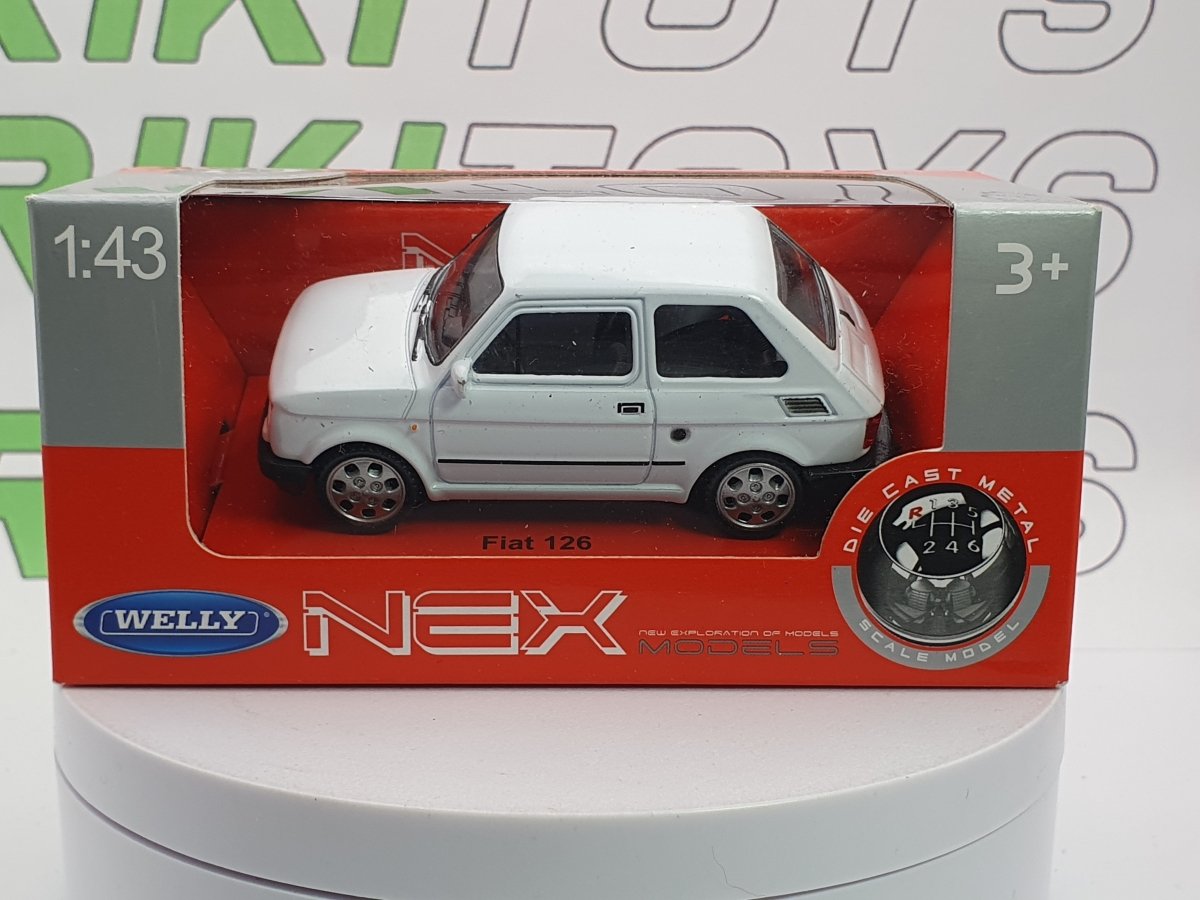 Fiat 126 FSM Welly 1/43 Bianco 1985 - RikiToys - Welly