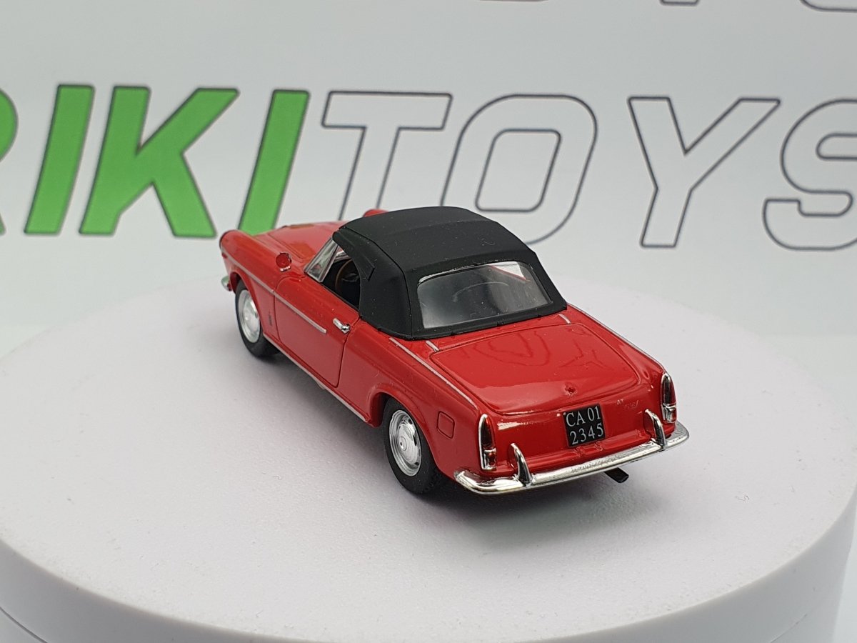 Fiat 1600 Cabrio Norev 1/43 Rosso 1959 - RikiToys - Norev#