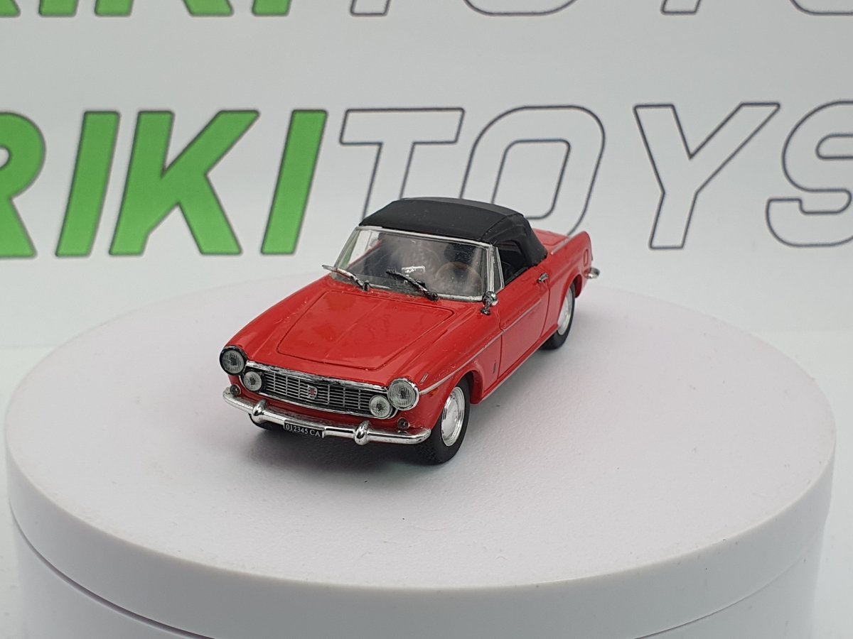 Fiat 1600 S Cabrio Norev 1/43 Rosso 1962 - RikiToys - Norev