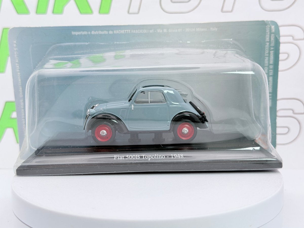 Fiat 500 B Topolino Norev 1/43 Grigio 1948 - RikiToys - Norev