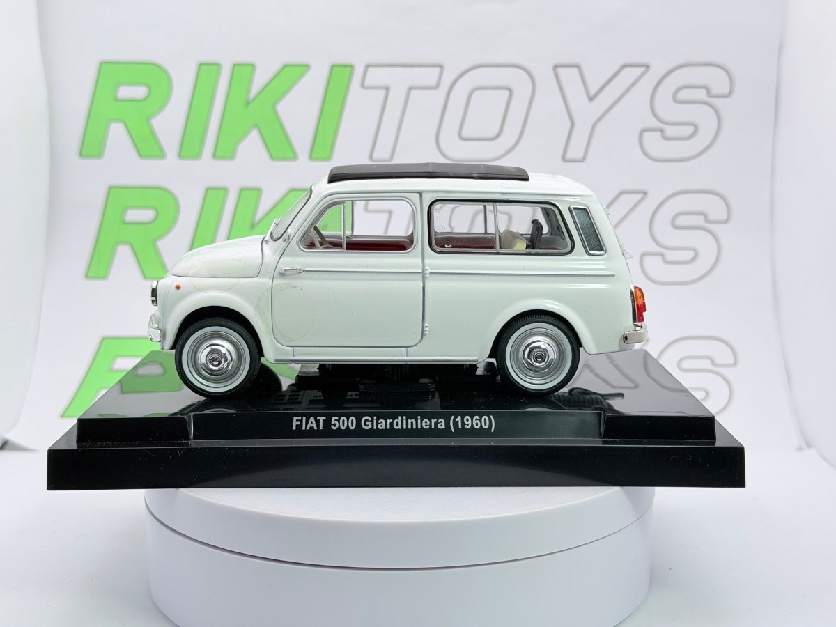 Fiat 500 Giardiniera Leo Models 1/24 Bianco - RikiToys - Leo Models