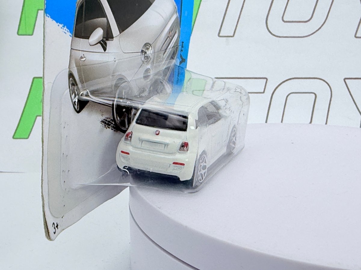 Fiat 500 Hot Wheels Bianco - RikiToys - Hot Wheels#