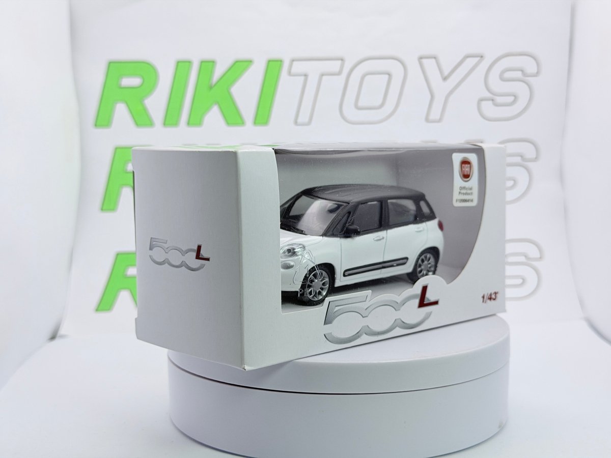 Fiat 500 L Mondo Motors 1/43 Bianco - RikiToys - Mondo Motors#