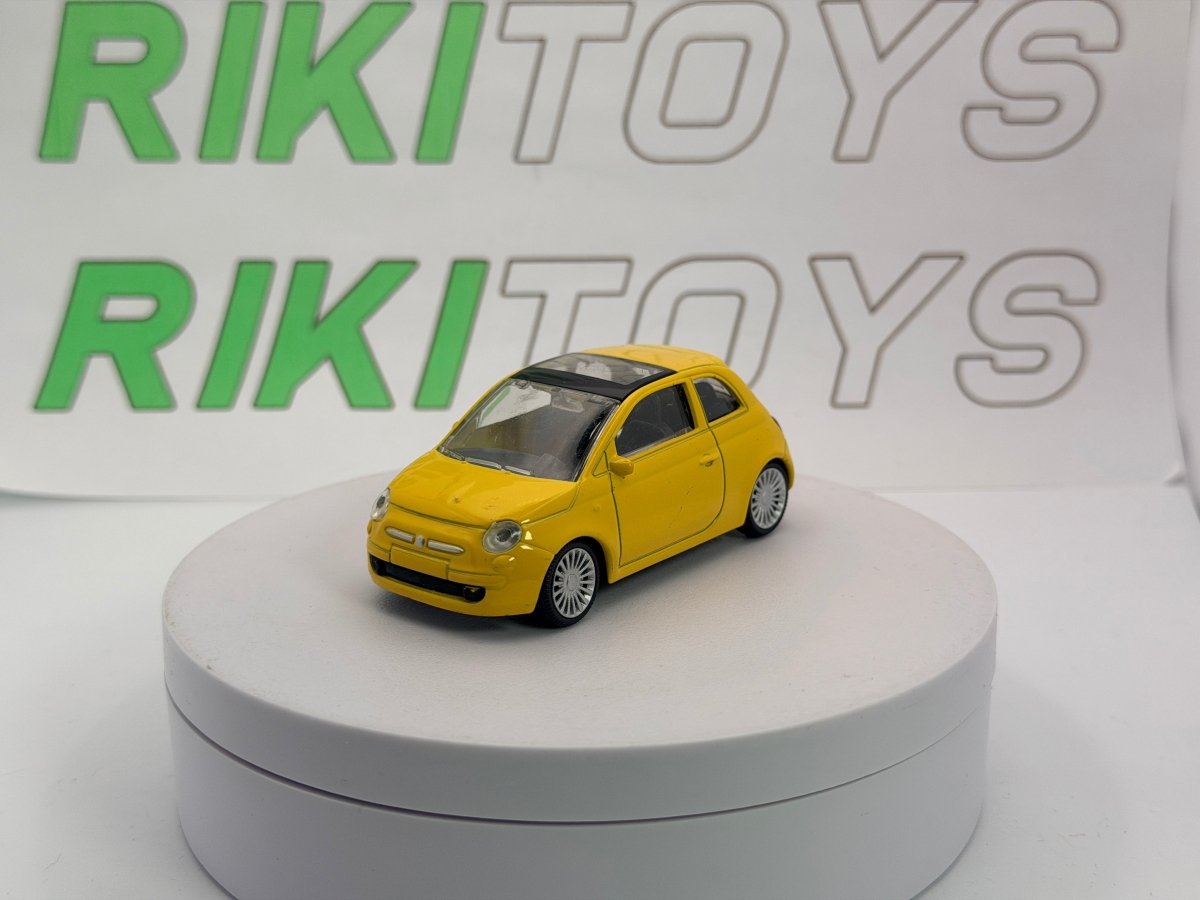 Fiat 500 Mondo Motors 1/43 Giallo 2007 - RikiToys - Mondo Motors