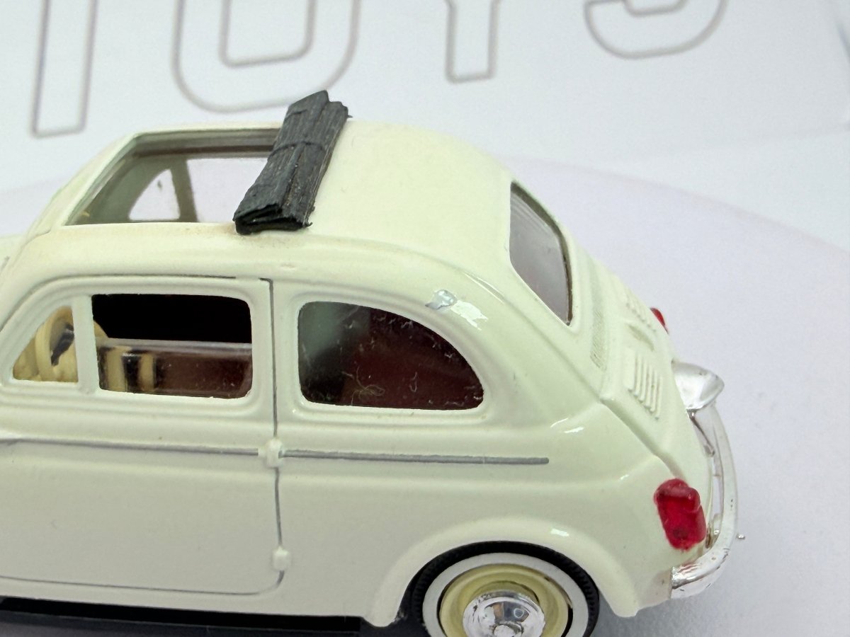 Fiat 500 N Solido 1/43 Bianco 1957 - RikiToys - Solido