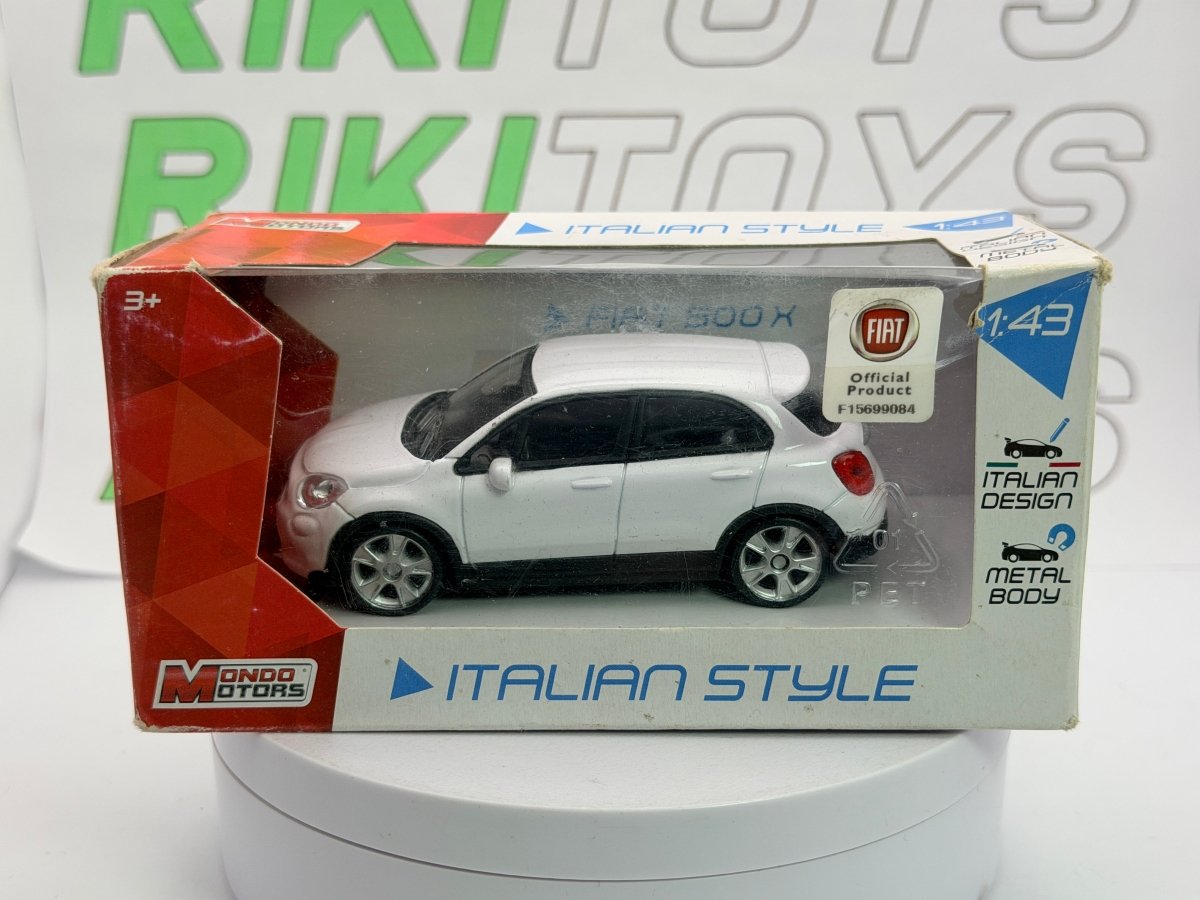 Fiat 500 X Mondo Motors 1/43 Bianco - RikiToys - Mondo Motors