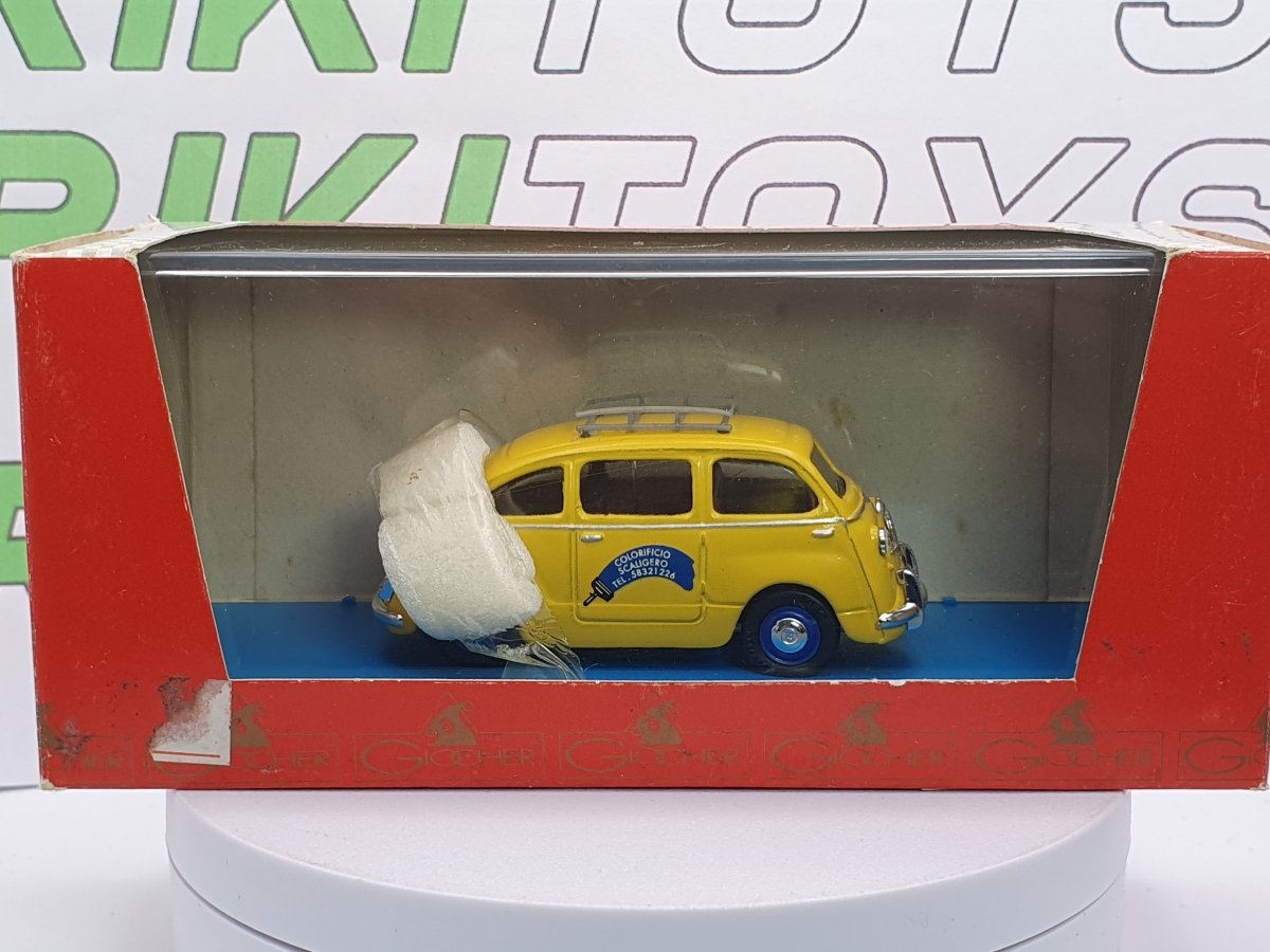 Fiat 600 Multipla "Colorificio" Giocher 1/43 - RikiToys - Giocher#