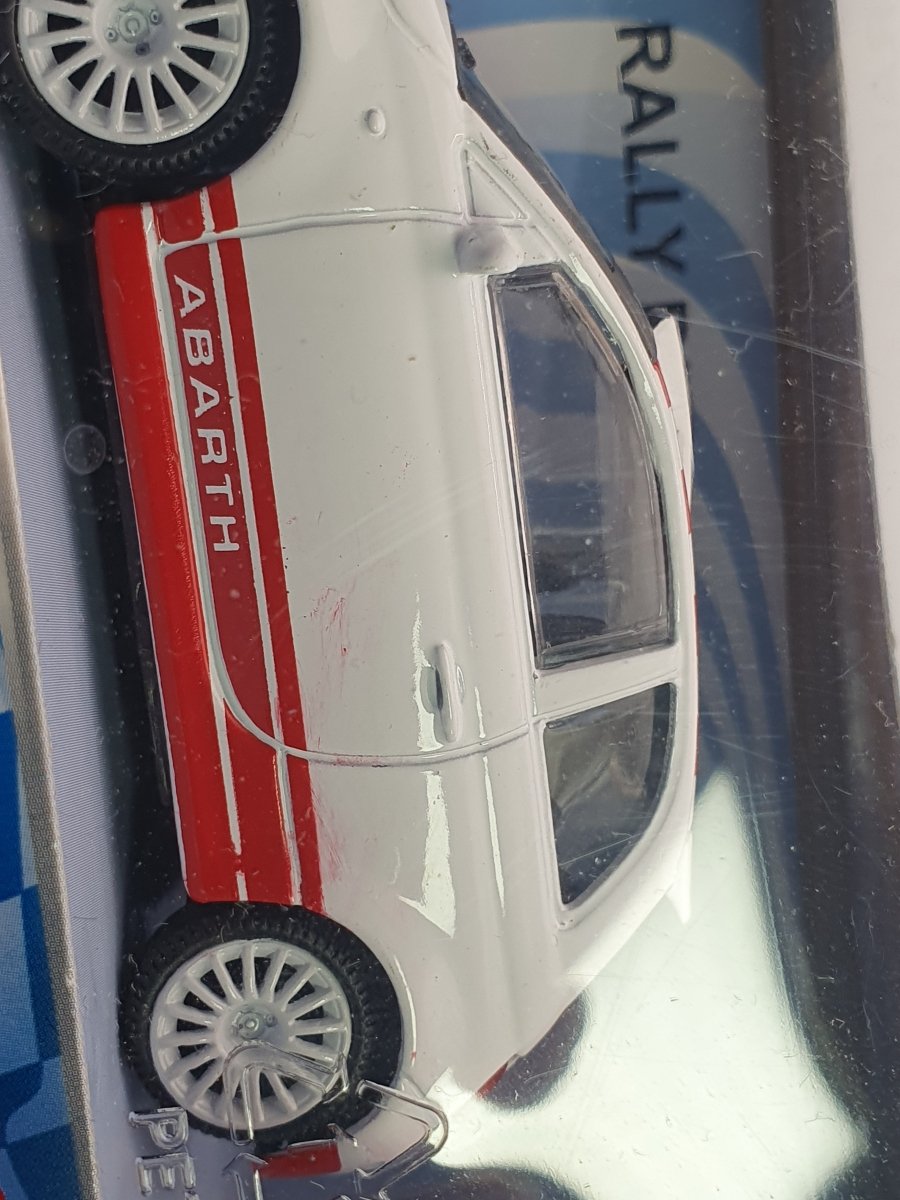 Fiat Abarth 595 Mondo Motors 1/43 Bianco 2008 - RikiToys - Mondo Motors