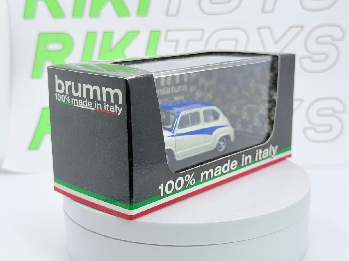 Fiat-Abarth 750 Brumm 1/43 Grigio 1996 - RikiToys - Brumm