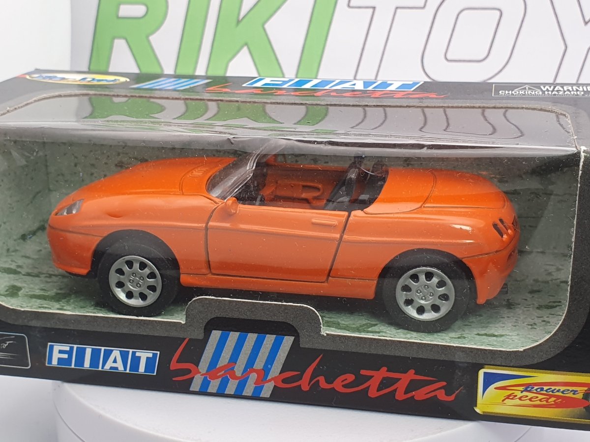 Fiat Barchetta Speedy Power 1/35 Arancio 1995 - RikiToys - Speedy Power