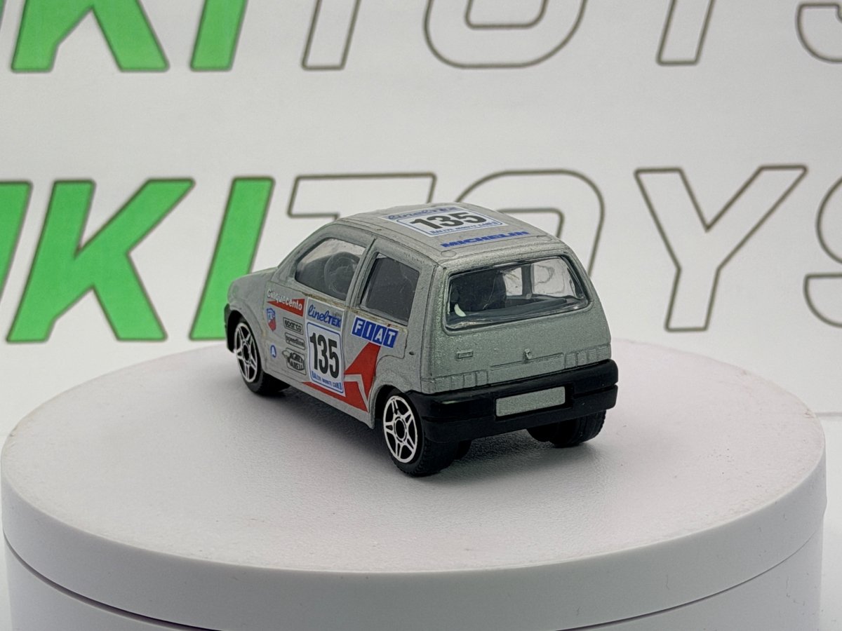 Fiat Cinquecento Burago 1/43 Argento - RikiToys - Burago