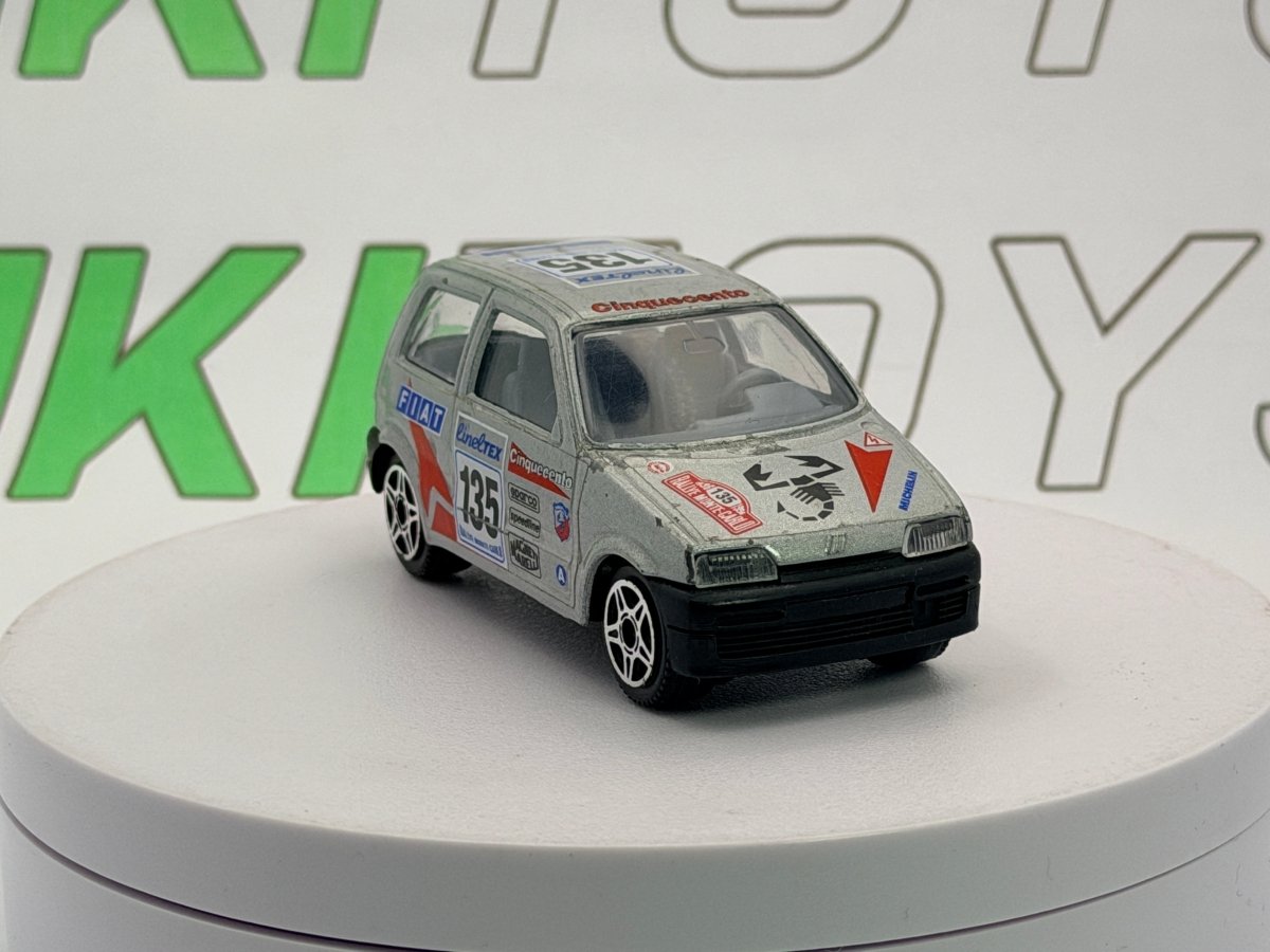 Fiat Cinquecento Burago 1/43 Argento - RikiToys - Burago