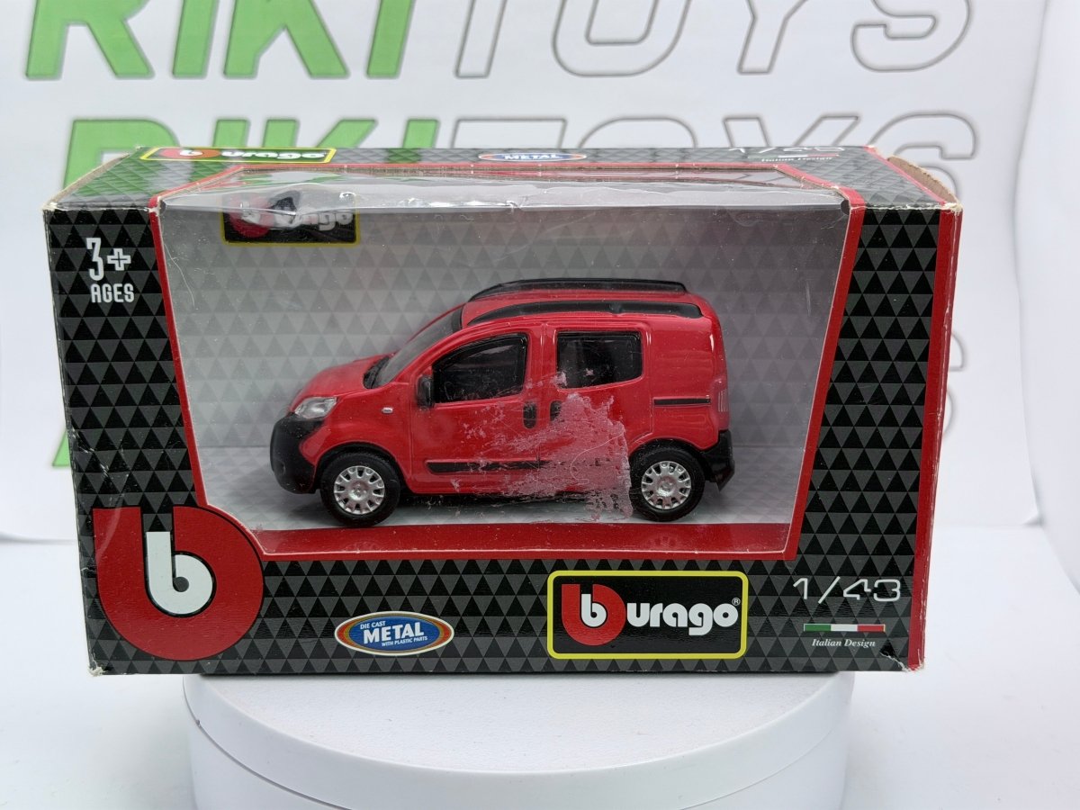 Fiat Fiorino Burago 1/43 Rosso - RikiToys - Burago