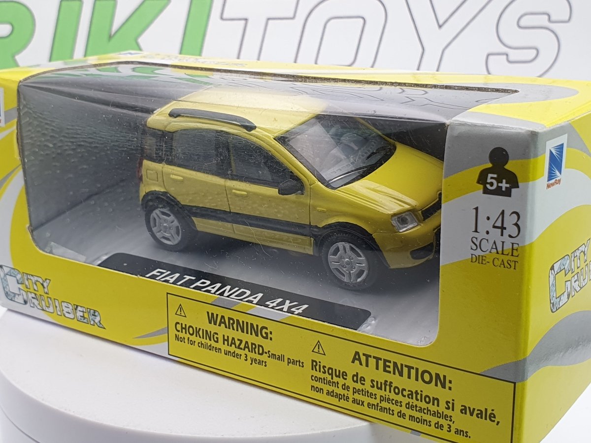 Fiat Panda 169 4X4 New Ray 1/43 Giallo 2004 - RikiToys - New Ray#