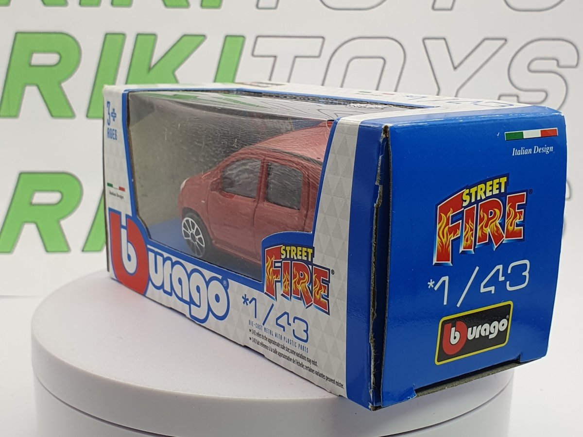 Fiat Panda 312 Burago 1/43 Rosso 2012 - RikiToys - Burago#