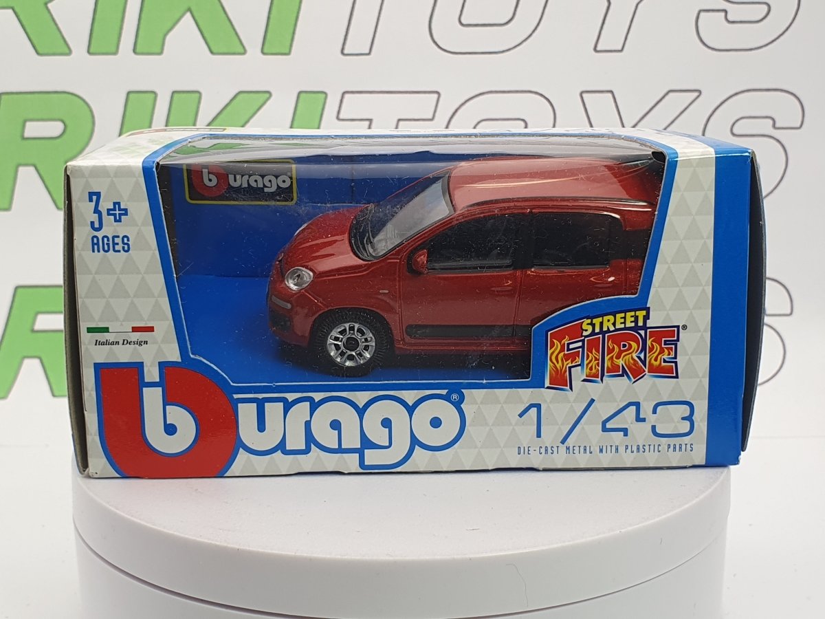 Fiat Panda 312 Burago 1/43 Rosso 2012 - RikiToys - Burago