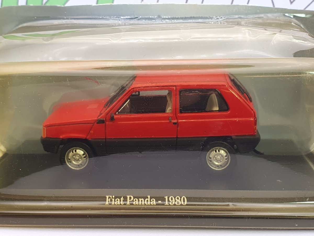 Fiat Panda Norev 1/43 Rosso 1980 - RikiToys - Norev