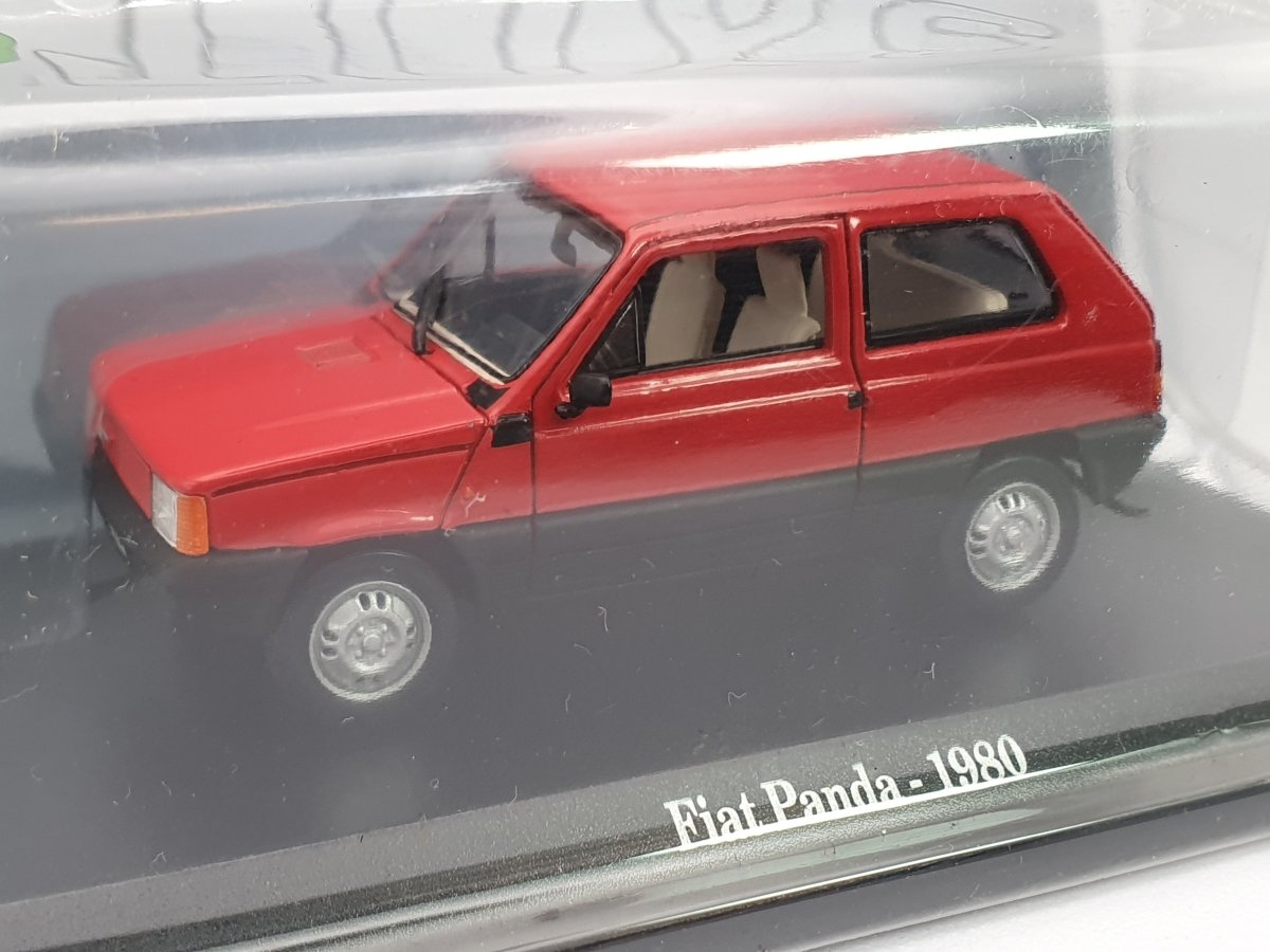Fiat Panda Norev 1/43 Rosso 1980 - RikiToys - Norev
