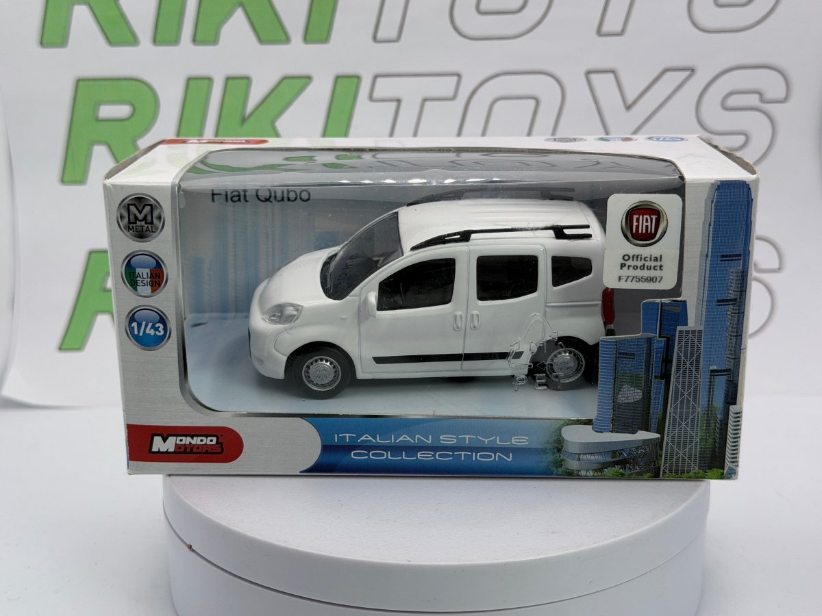 Fiat Qubo Mondo Motors 1/43 Bianco - RikiToys - Mondo Motors