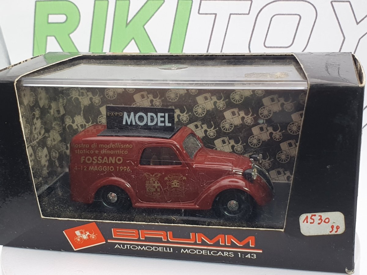 Fiat Topolino B Brumm 1/43 Amaranto 1946 - RikiToys - Brumm