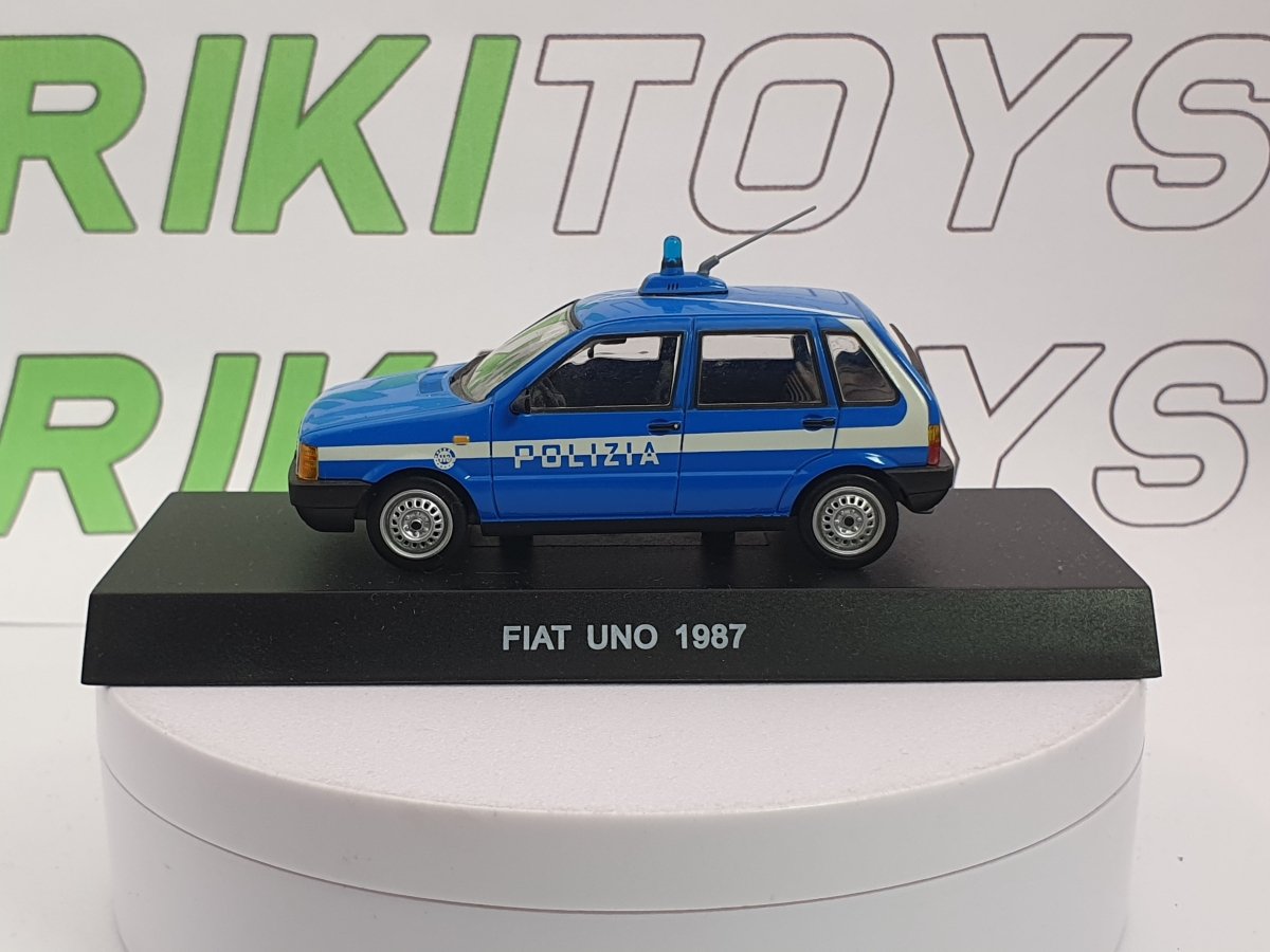 Fiat Uno Edicola 1/43 Azzurro 1987 - RikiToys - Edicola