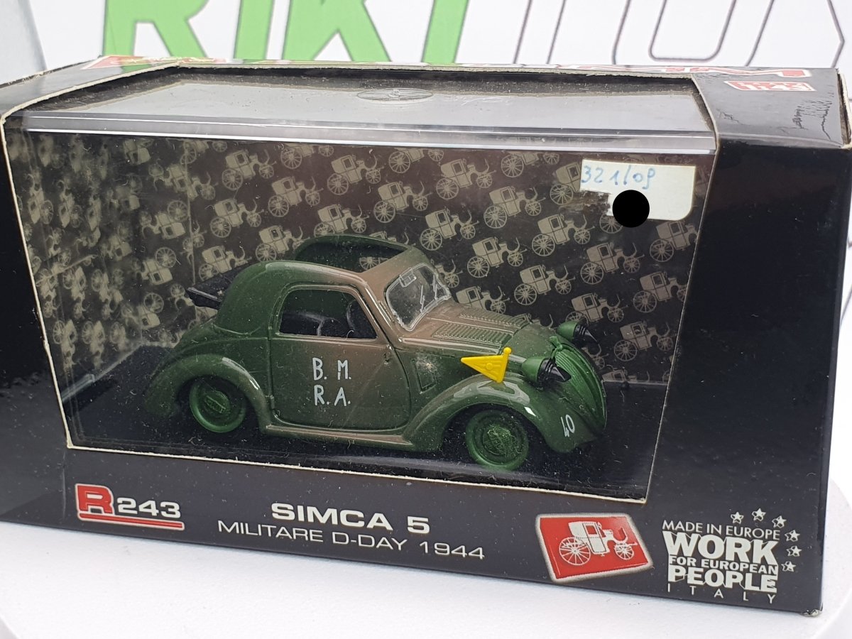 Fiat/Simca 5 Brumm 1/43 Verde 1936 - RikiToys - Brumm