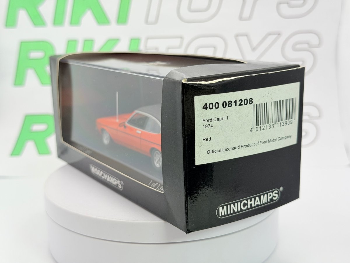 Ford Capri 2 Minichamps 1/36 Rosso 1974 - RikiToys - Minichamps